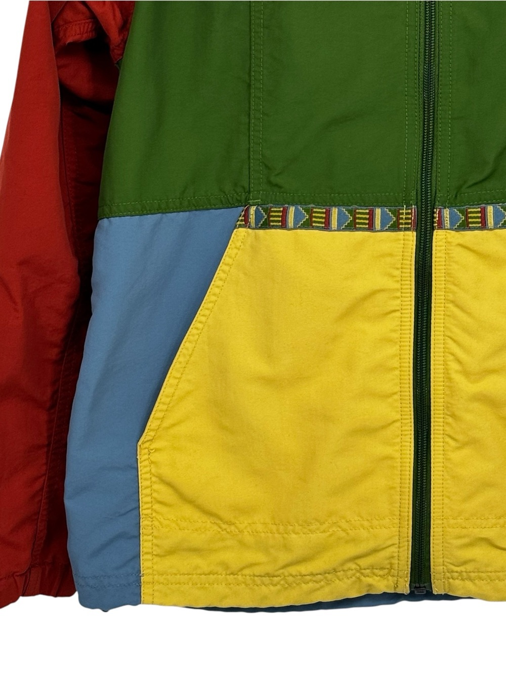 Women’s LL Bean Small Petite MultiColored Nylon Full Zip Mountain Classic Jacket - Picture 6 of 10